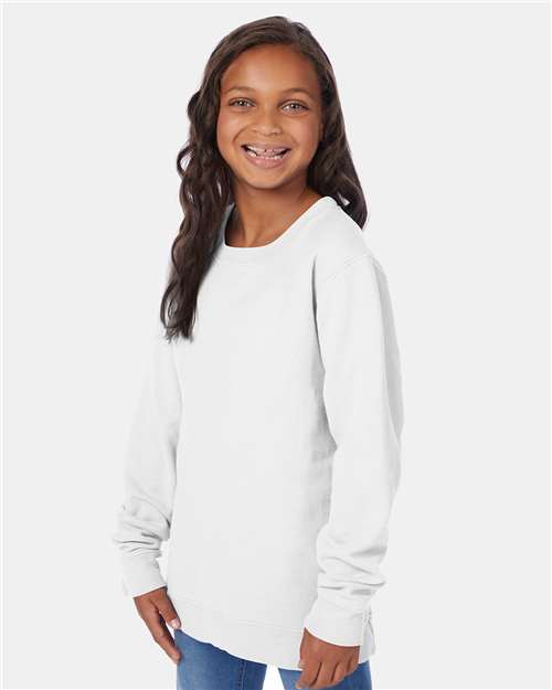 Youth Garment-Dyed Crewneck Sweatshirt