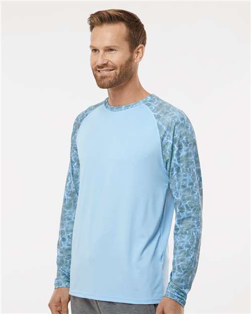 Men's Panama Colorblocked Long Sleeve T-Shirt