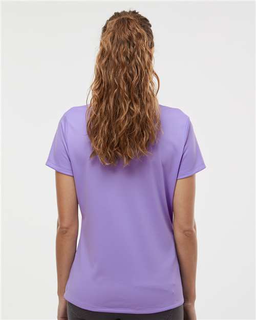Women's Performance Piqué Polo – On Model – Back