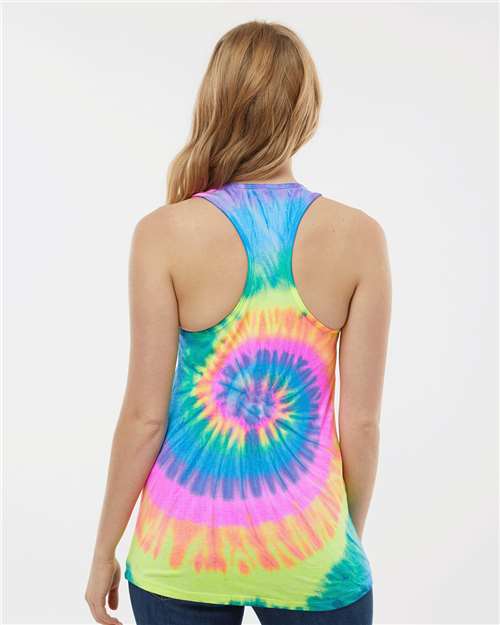 Women's Tie-Dyed Racerback Tank Top
