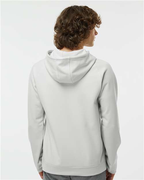 Unisex Vail Performance Fleece Hooded Sweatshirt – On Model – Back