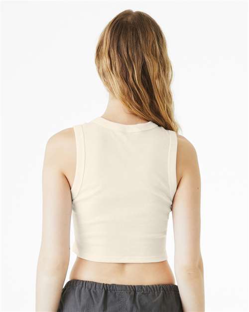 Women's Micro Rib Muscle Crop Tank