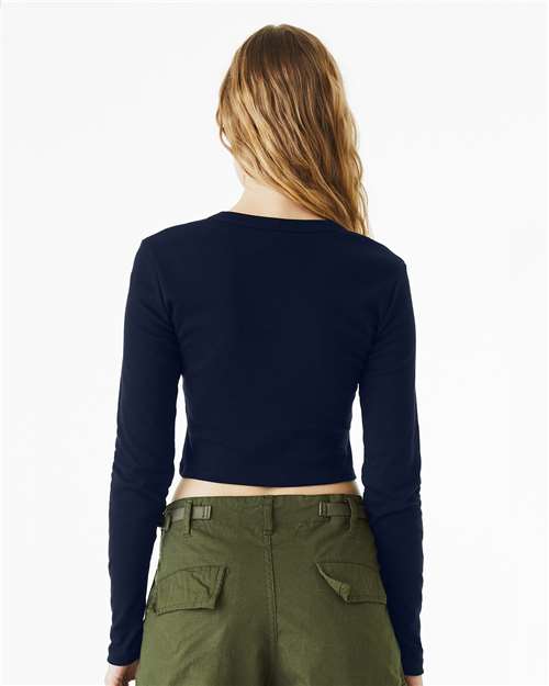 Women's Micro Rib Long Sleeve Baby Tee