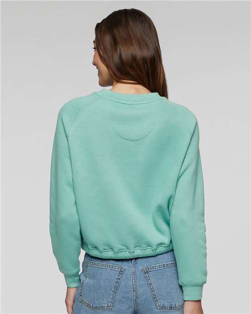 Women's Relaxed 3-End Boxy Fleece Crewneck Sweatshirt