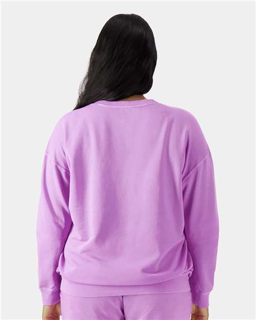 Unisex Garment-Dyed Lightweight Fleece Crewneck Sweatshirt