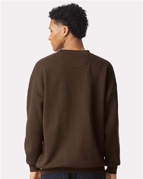 Unisex ReFlex Fleece Crewneck Sweatshirt – On Model – Back