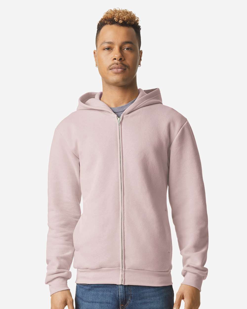 🔥 American Apparel Men Reflex Fleece Full-zip Hoodie Pockets Up To 4XL Rf497 - Picture 11 of 43