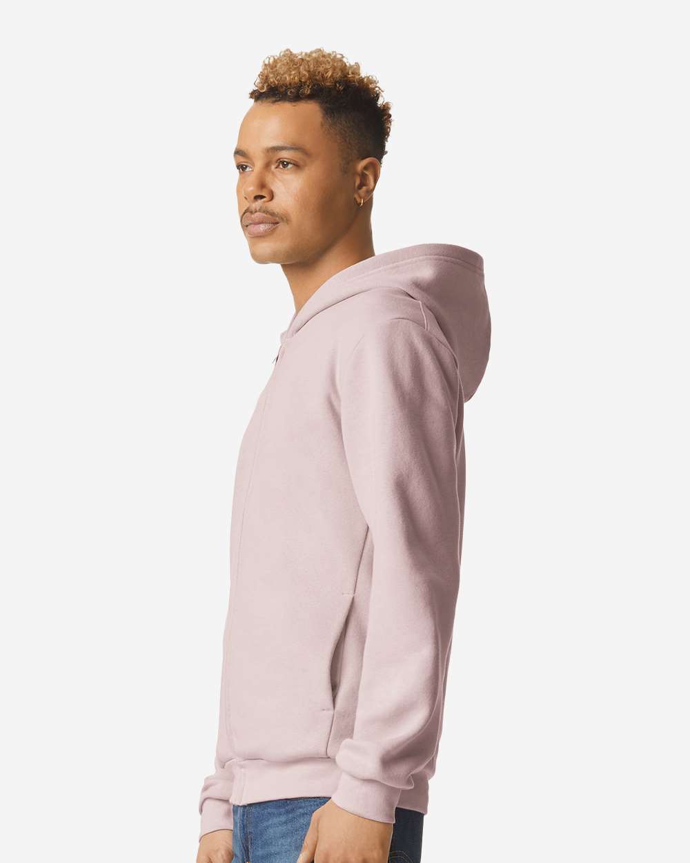 🔥 American Apparel Men Reflex Fleece Full-zip Hoodie Pockets Up To 4XL Rf497 - Picture 12 of 43