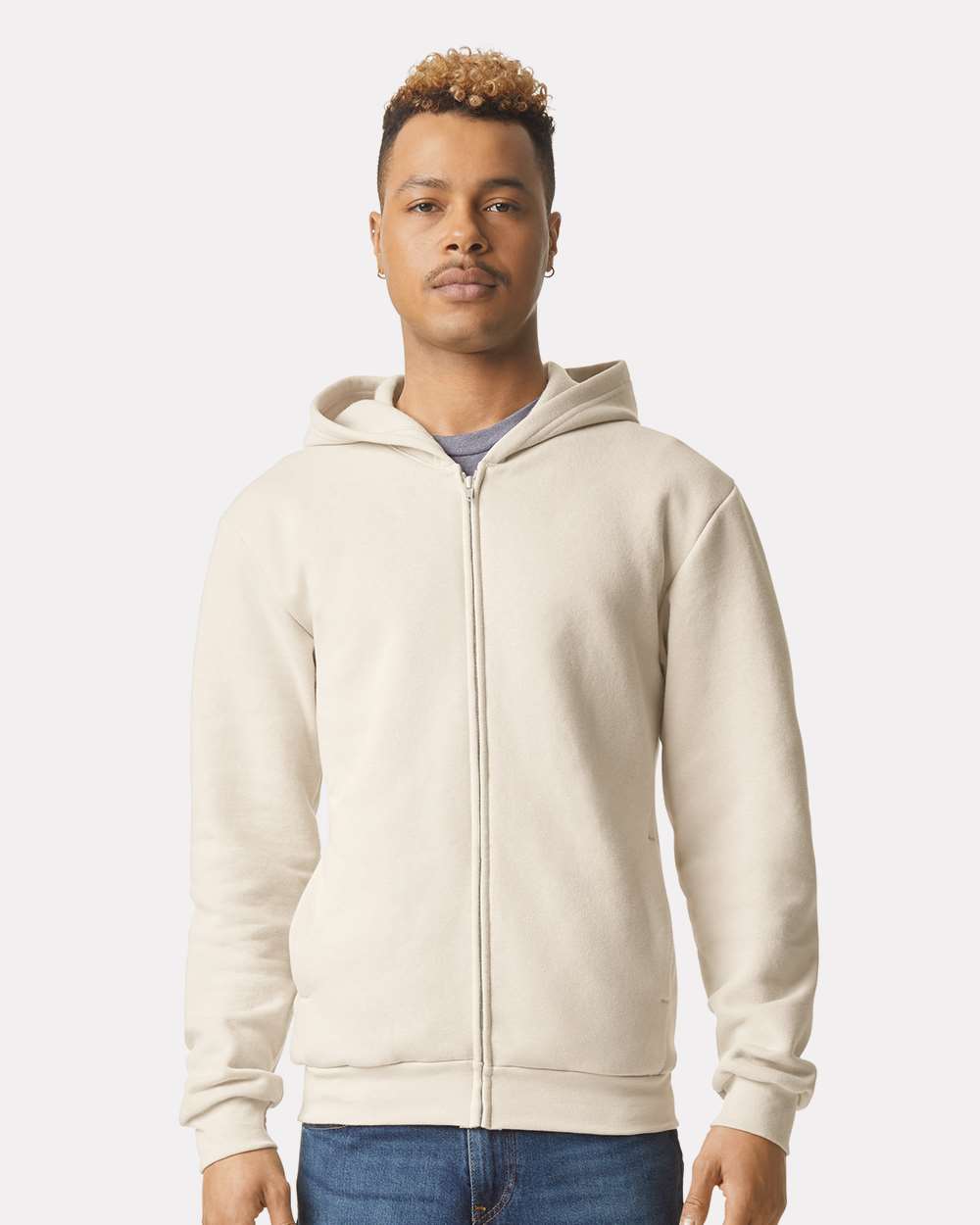 🔥 American Apparel Men Reflex Fleece Full-zip Hoodie Pockets Up To 4XL Rf497 - Picture 17 of 43
