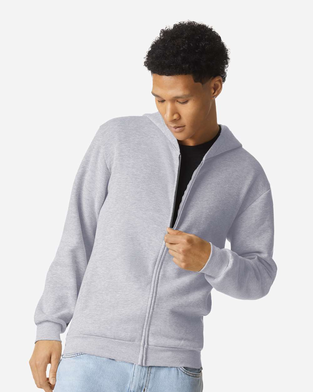 🔥 American Apparel Men Reflex Fleece Full-zip Hoodie Pockets Up To 4XL Rf497 - Picture 29 of 43