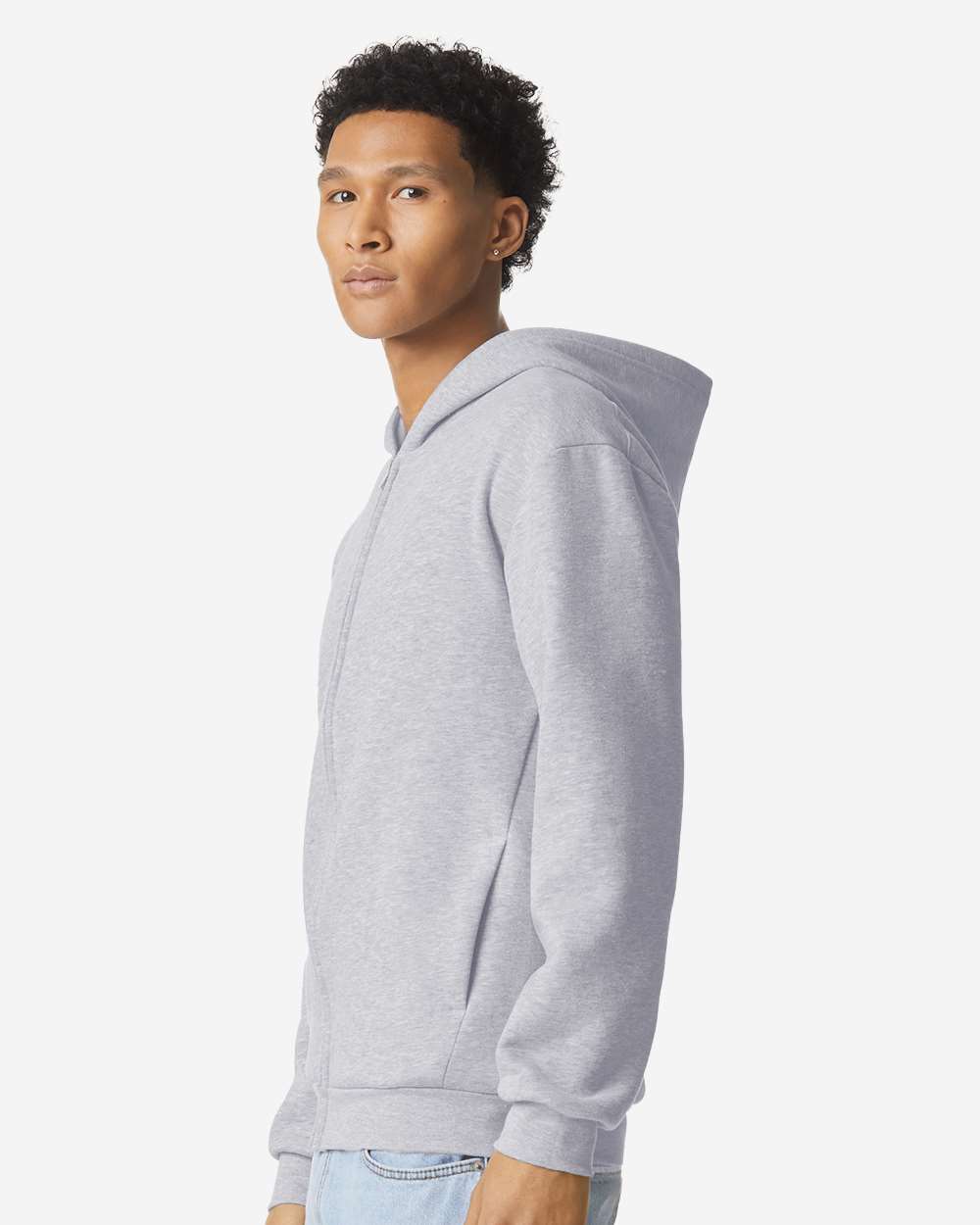 🔥 American Apparel Men Reflex Fleece Full-zip Hoodie Pockets Up To 4XL Rf497 - Picture 30 of 43