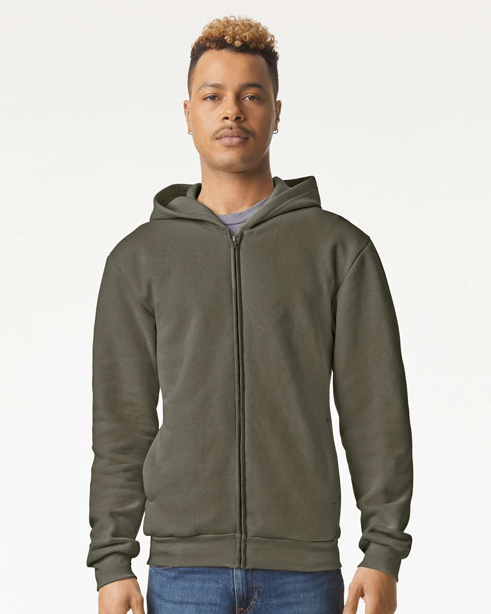 🔥 American Apparel Men Reflex Fleece Full-zip Hoodie Pockets Up To 4XL Rf497 - Picture 35 of 43