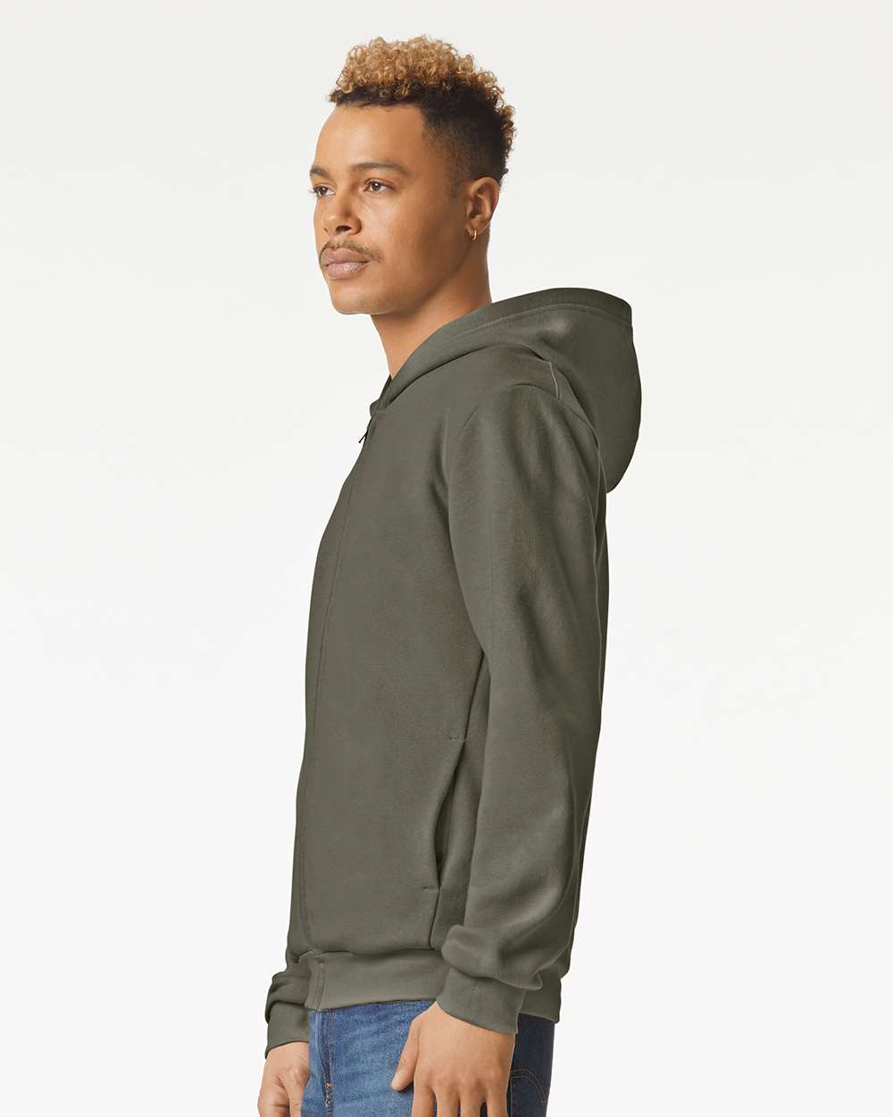 🔥 American Apparel Men Reflex Fleece Full-zip Hoodie Pockets Up To 4XL Rf497 - Picture 36 of 43