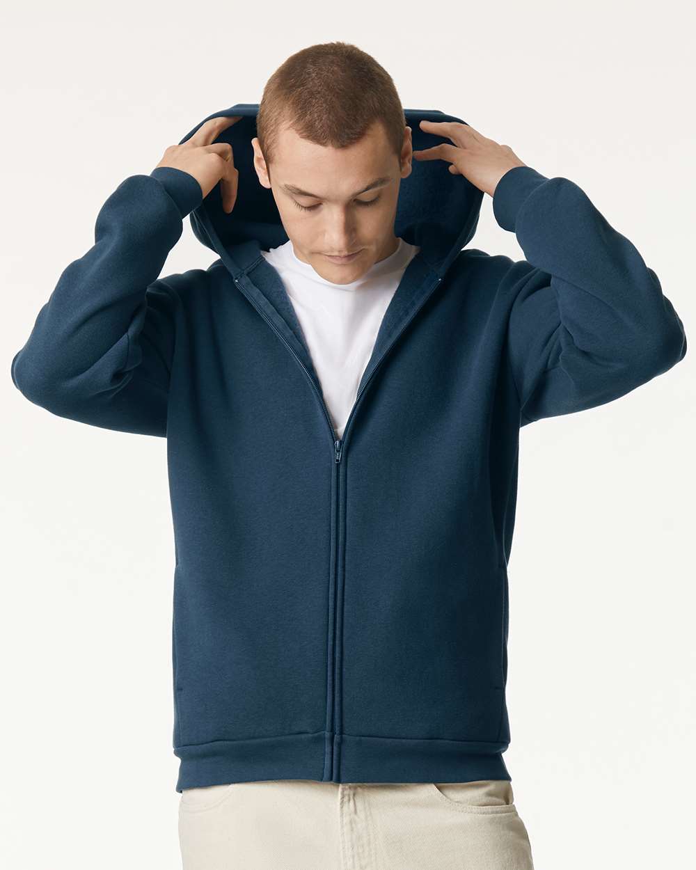🔥 American Apparel Men Reflex Fleece Full-zip Hoodie Pockets Up To 4XL Rf497 - Picture 41 of 43