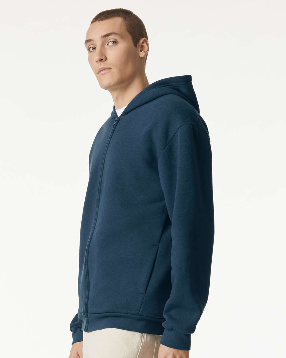 🔥 American Apparel Men Reflex Fleece Full-zip Hoodie Pockets Up To 4XL Rf497 - Picture 42 of 43