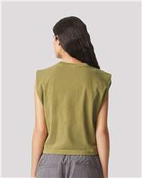 American Apparel American Apparel Women's Heavyweight Cotton Garment-Dyed Muscle Tee, view 5