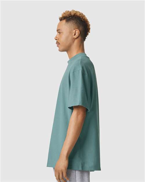 Unisex Pique Mockneck Tee