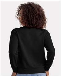 Next Level Next Level Women's Laguna Sueded Crewneck Sweatshirt, view 5