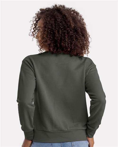 Women's Laguna Sueded Crewneck Sweatshirt – On Model – Back
