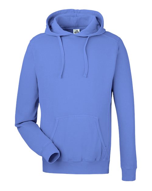 Unisex Pigment-Dyed Fleece Hooded Sweatshirt