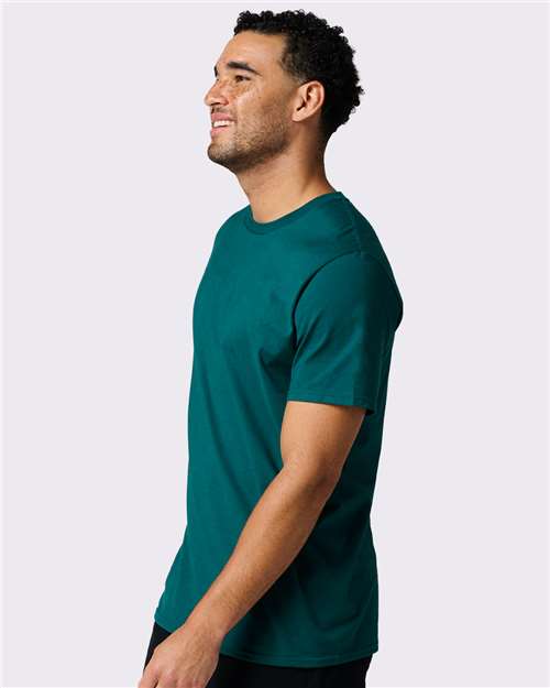 Premium Cotton T-Shirt – On Model – Side