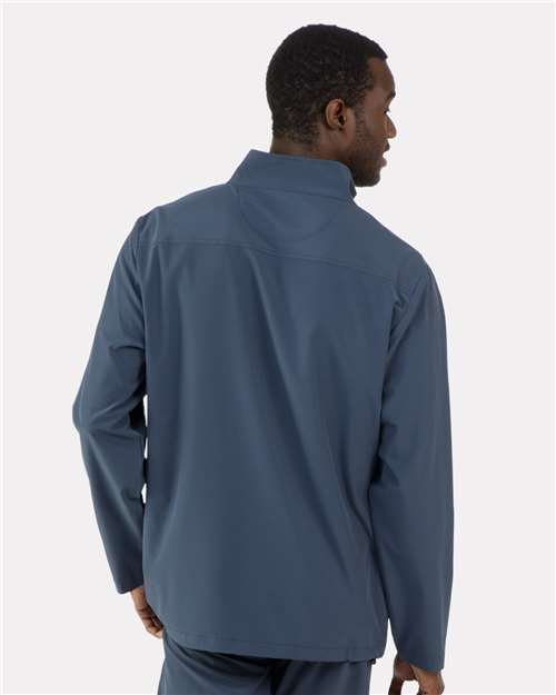 Men's Quarter-Zip Stretch Pullover – On Model – Back