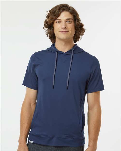 Men's Eco Revive™ Ventura Soft Knit Short Sleeve Hooded Sweatshirt