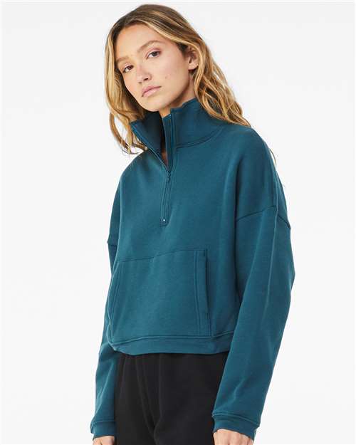 Women’s Sponge Fleece Half Zip Pullover