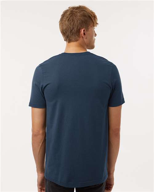 Combed Cotton T-Shirt – On Model – Back