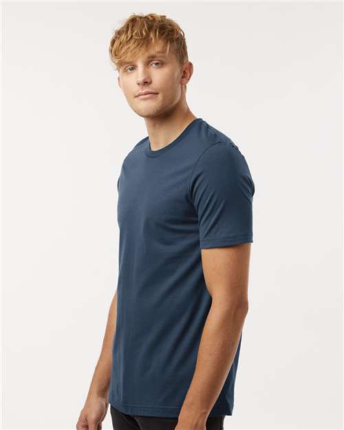 Combed Cotton T-Shirt – On Model – Side
