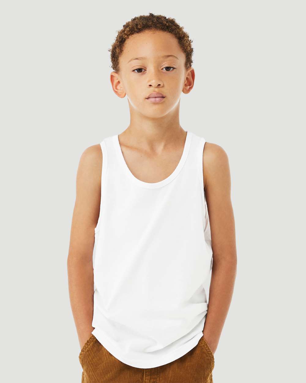 BELLA + CANVAS 3480YCVC Youth Heather CVC Tank | S&S Activewear