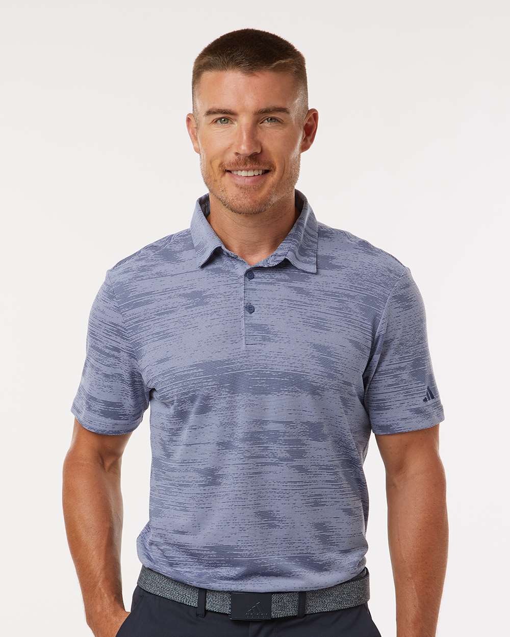 adidas A2005 Men's Ultimate365 Textured Stripe Polo | S&S