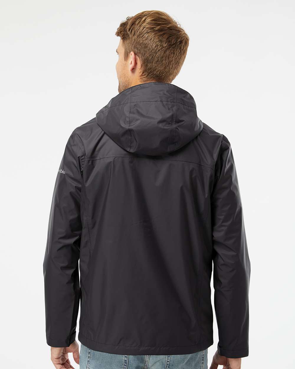 Columbia Men's Watertight II Front-Zip Hooded Rain Jacket,Super Blue - View #8