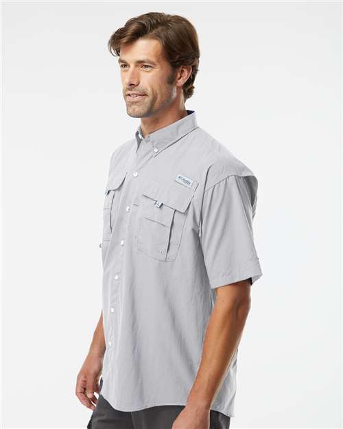 Men's PFG Bahama™ II Short Sleeve Shirt – On Model – Side