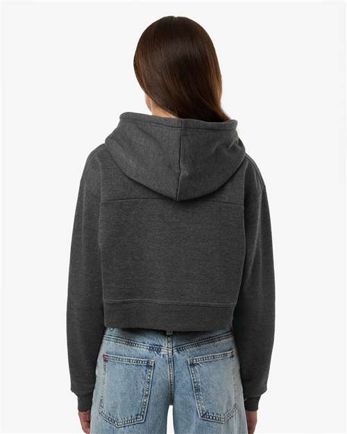 Women's Cropped Fleece Hooded Sweatshirt