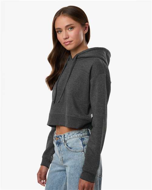 Women's Cropped Fleece Hooded Sweatshirt