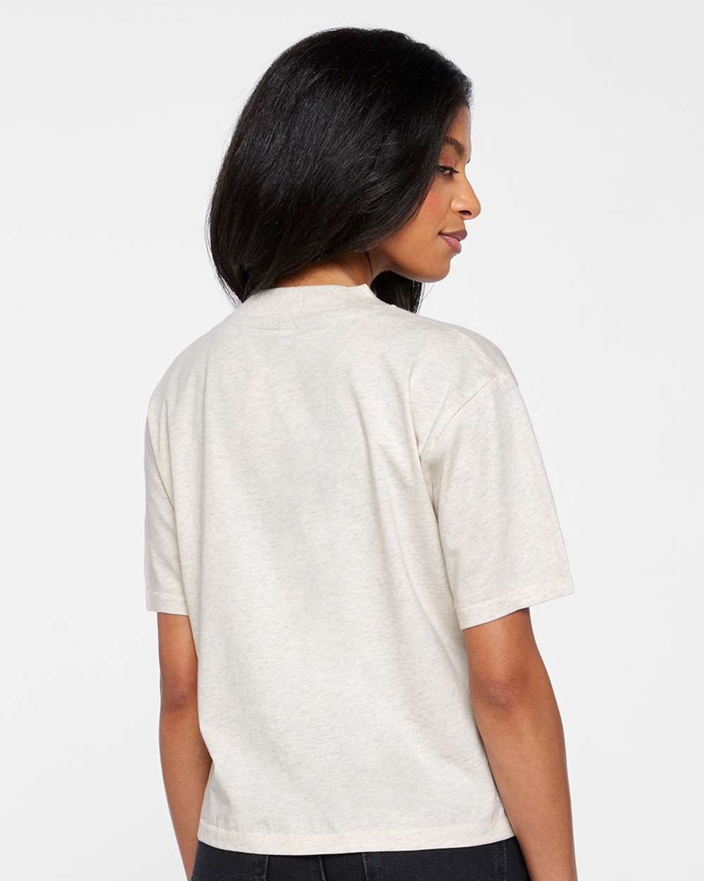 🔥 LAT Women's Boxy Tee Short Sleeve T Shirt Top Relaxed Fit Blend Up To XL 3518 - Picture 25 of 37