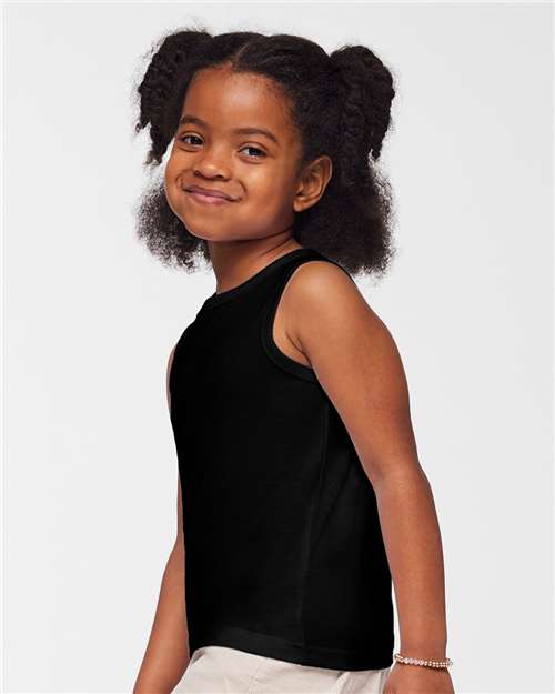 Toddler Fine Jersey Tank – On Model – Side