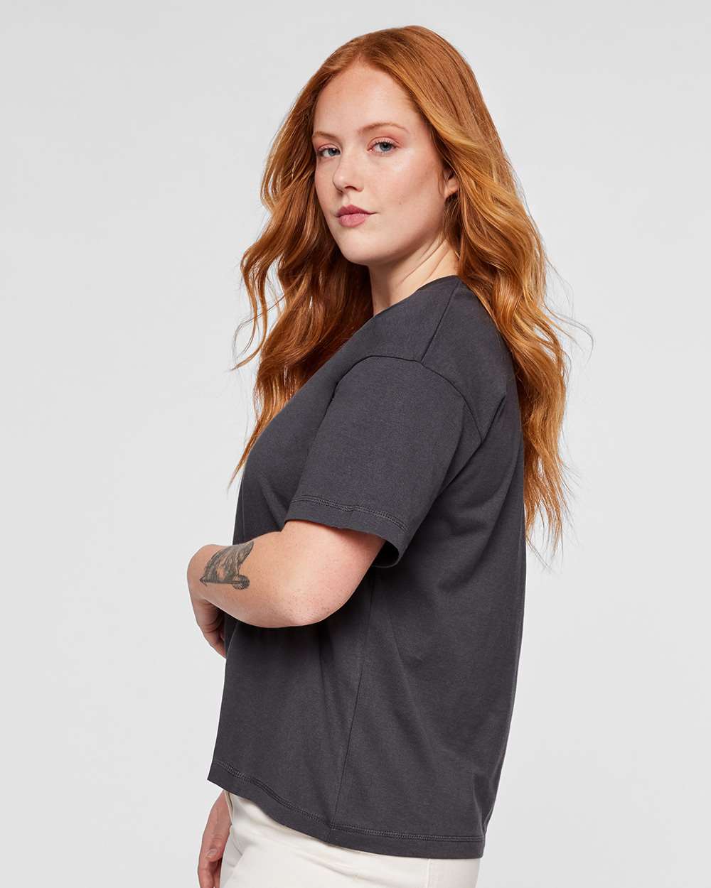 🔥 LAT Relaxed Combed Ring-spun Cotton Fine Jersey Crew Tee Up To 2XL 3520 - Picture 42 of 54