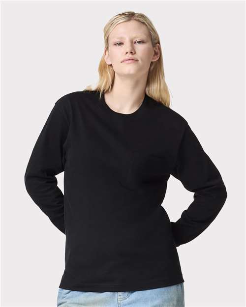 Unisex Super Heavyweight Long Sleeve Pocket Tee