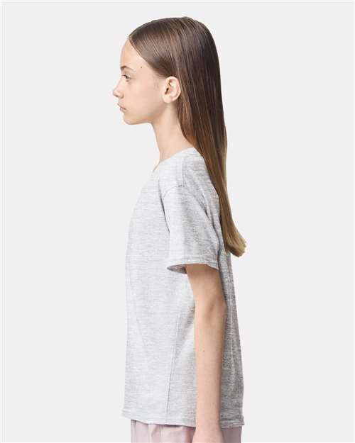 Youth Fine Jersey Tee – On Model – Side