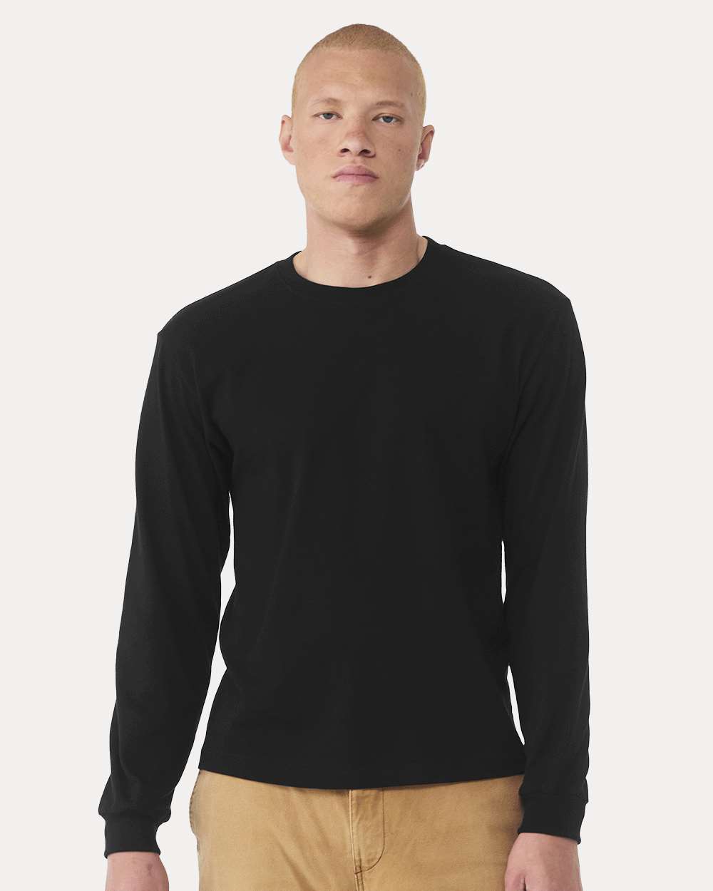 🔥 BELLA + CANVAS Men 6 oz. Heavyweight Cotton Long Sleeve Tee Up To 3XL 3511 - Picture 9 of 67