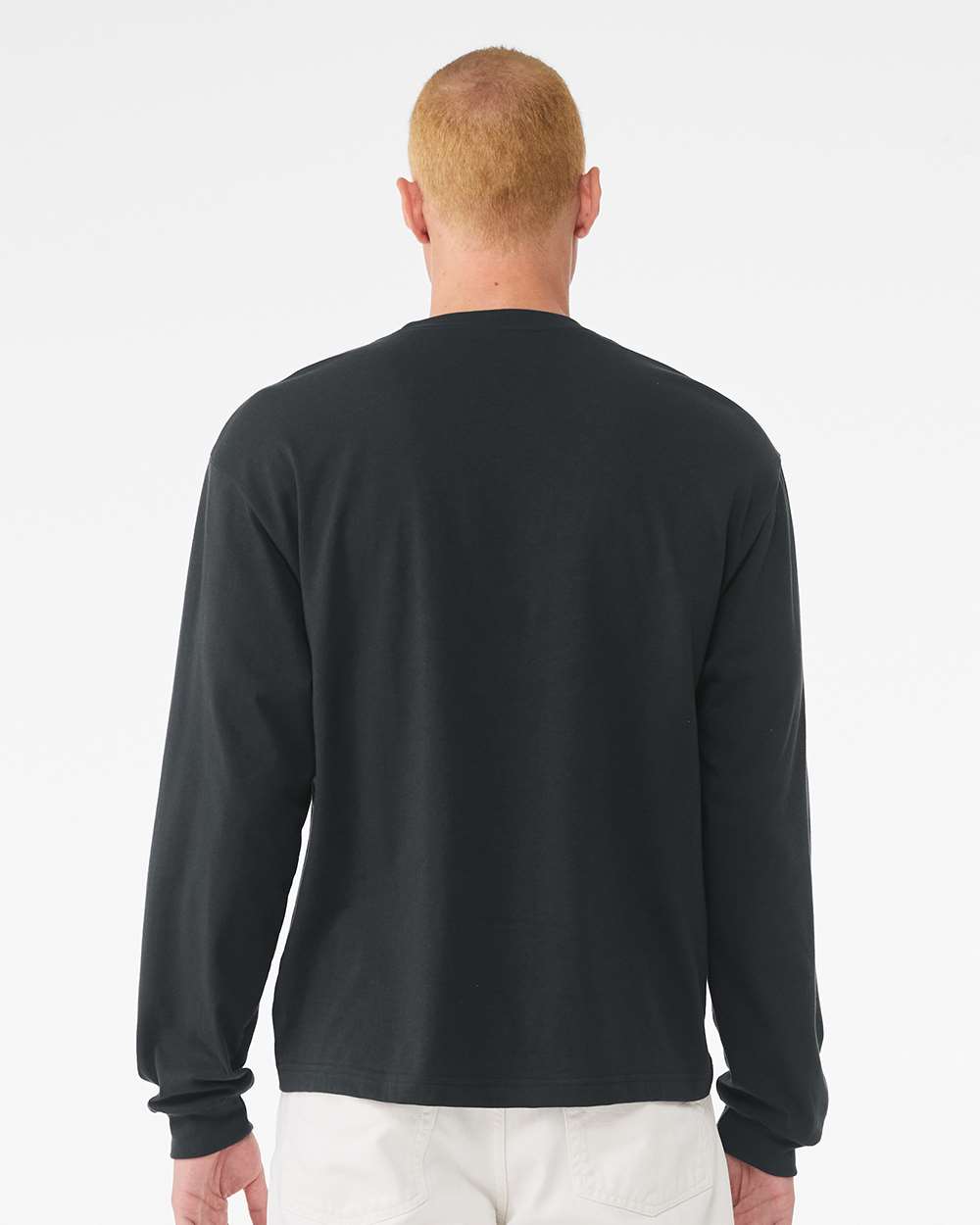 🔥 BELLA + CANVAS Men 6 oz. Heavyweight Cotton Long Sleeve Tee Up To 3XL 3511 - Picture 19 of 67