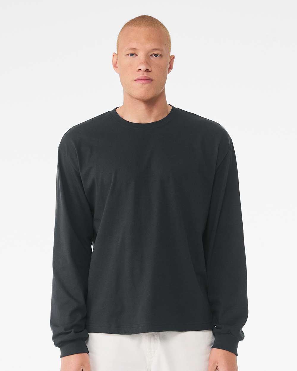 🔥 BELLA + CANVAS Men 6 oz. Heavyweight Cotton Long Sleeve Tee Up To 3XL 3511 - Picture 15 of 67