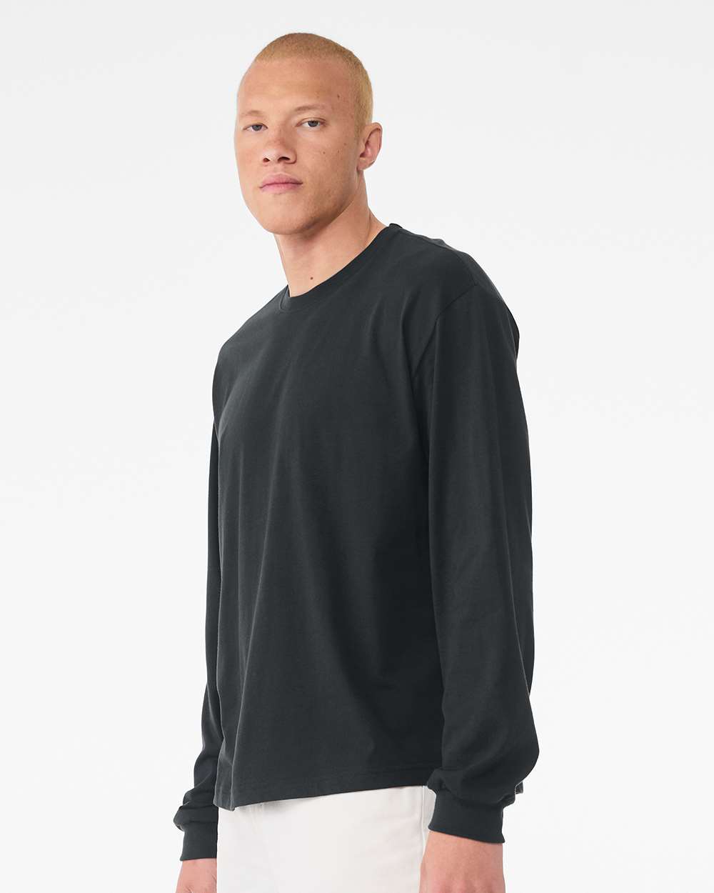 🔥 BELLA + CANVAS Men 6 oz. Heavyweight Cotton Long Sleeve Tee Up To 3XL 3511 - Picture 14 of 67