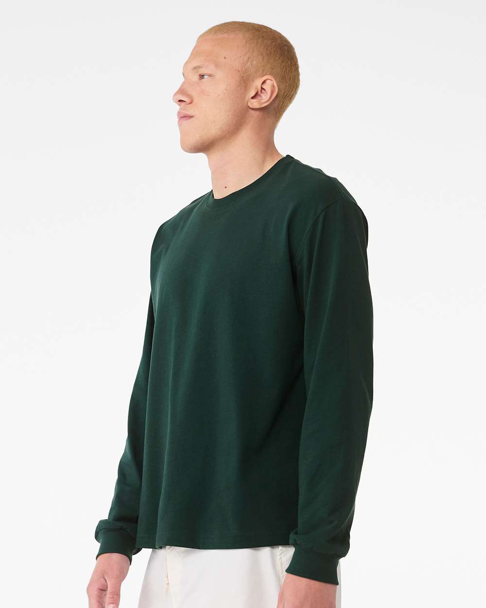 🔥 BELLA + CANVAS Men 6 oz. Heavyweight Cotton Long Sleeve Tee Up To 3XL 3511 - Picture 20 of 67