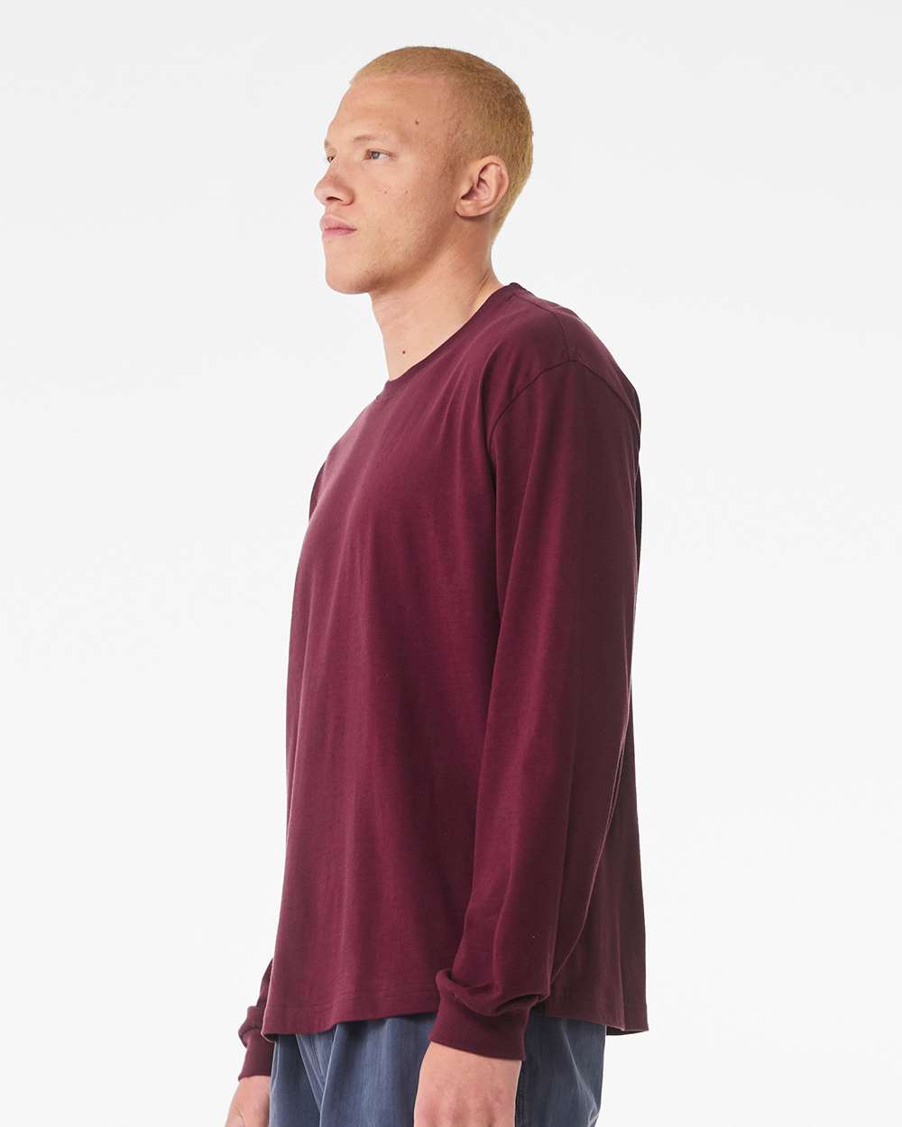 🔥 BELLA + CANVAS Men 6 oz. Heavyweight Cotton Long Sleeve Tee Up To 3XL 3511 - Picture 26 of 67