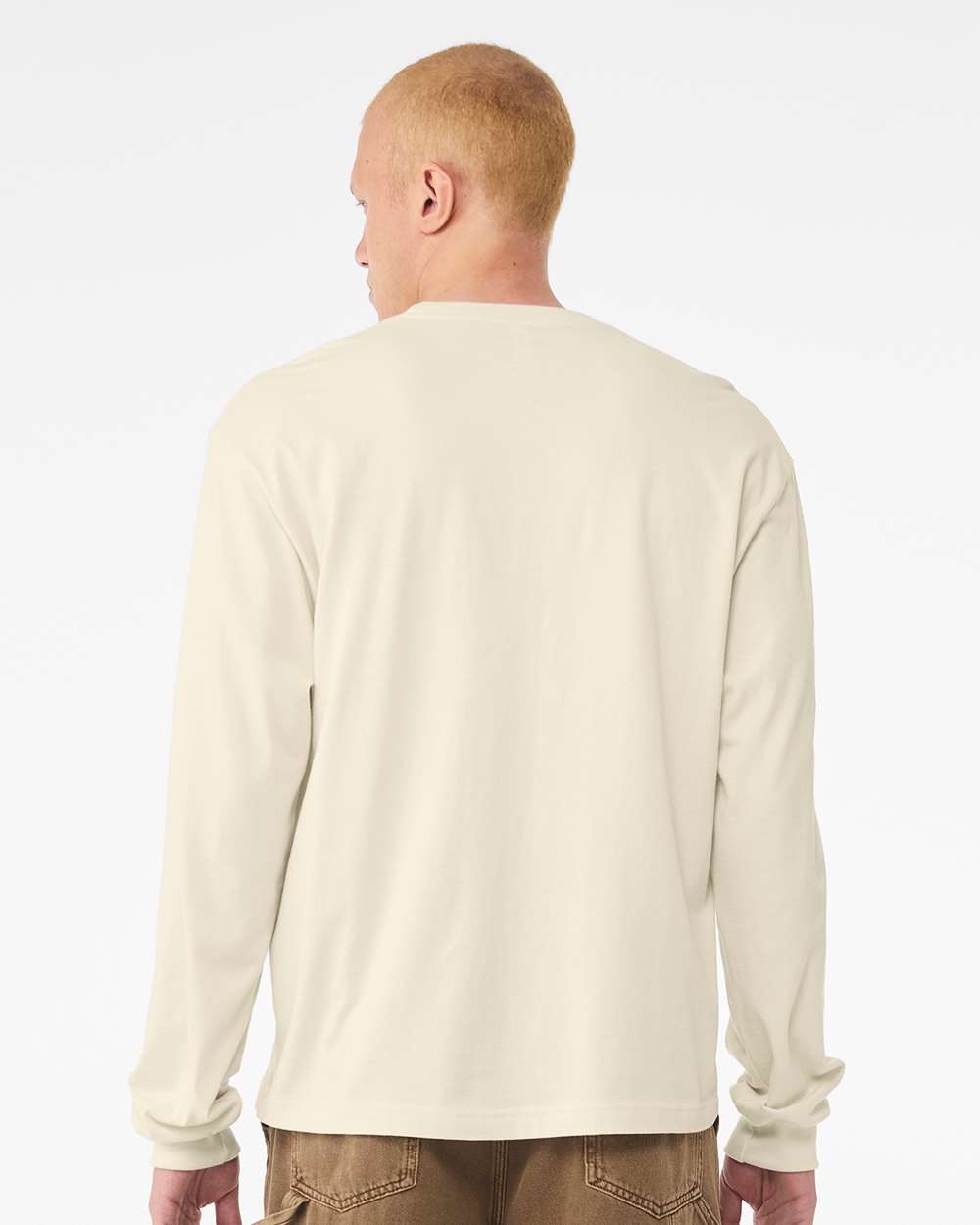 🔥 BELLA + CANVAS Men 6 oz. Heavyweight Cotton Long Sleeve Tee Up To 3XL 3511 - Picture 37 of 67