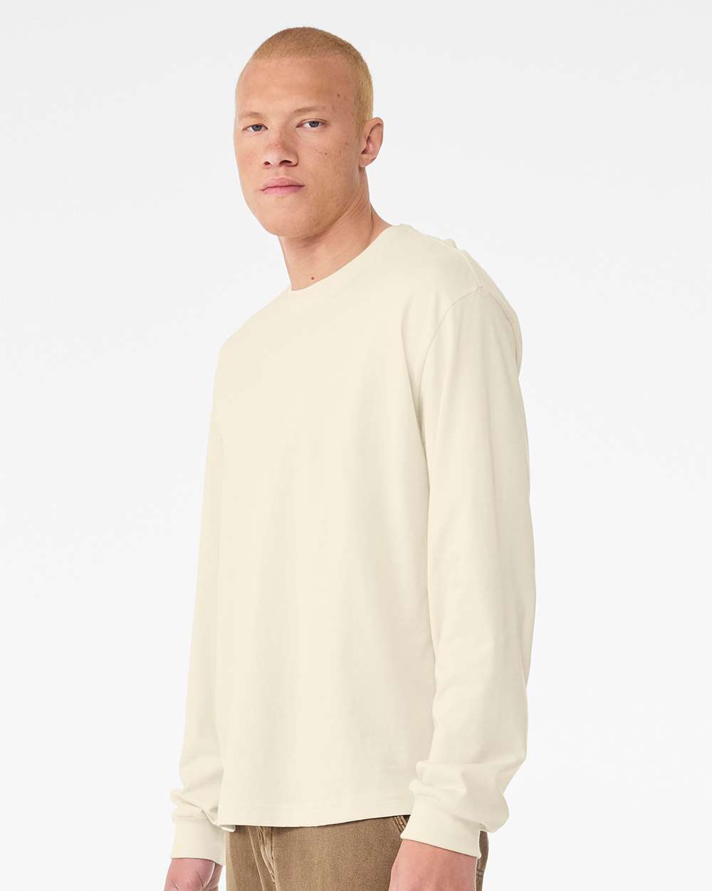 🔥 BELLA + CANVAS Men 6 oz. Heavyweight Cotton Long Sleeve Tee Up To 3XL 3511 - Picture 32 of 67