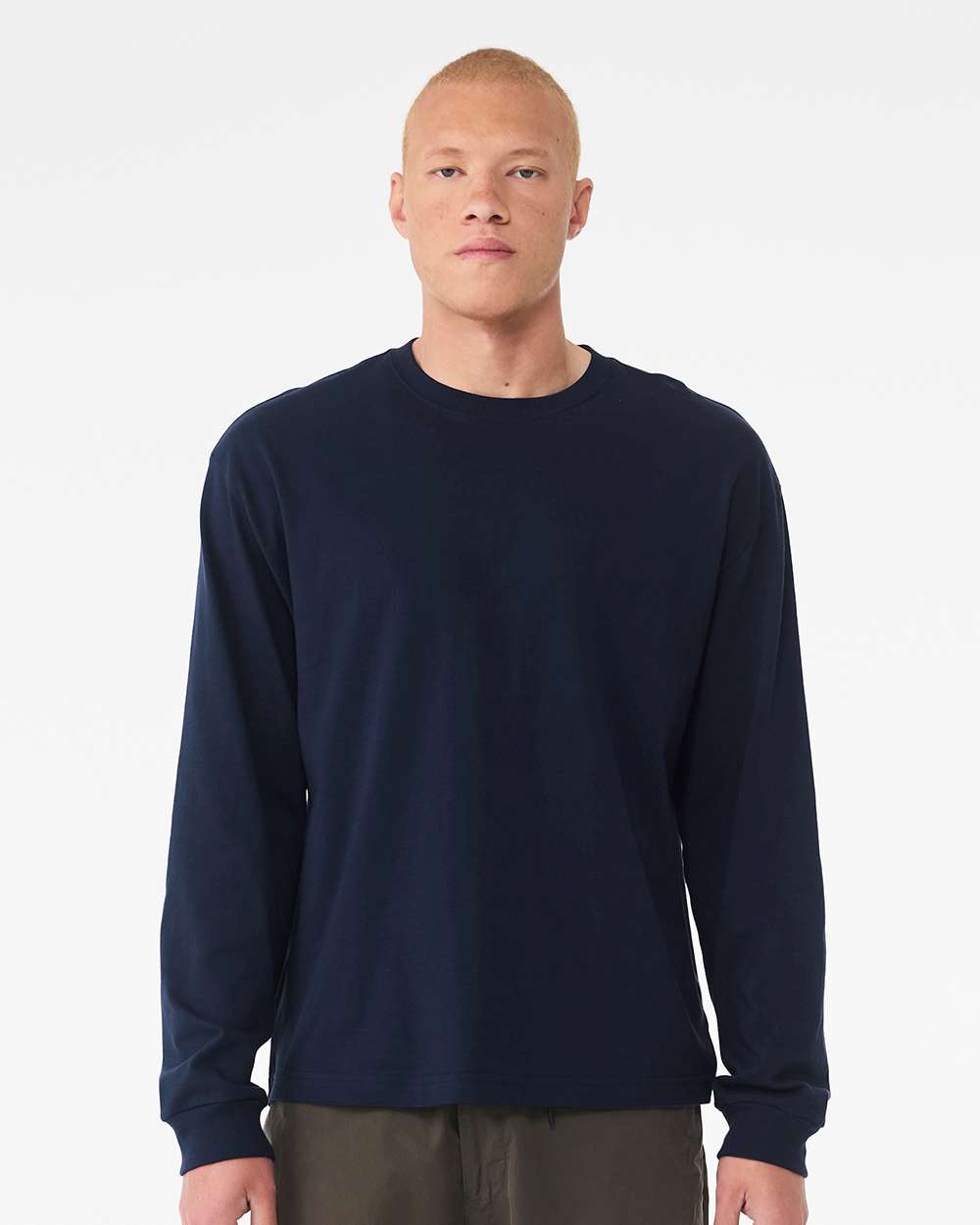 🔥 BELLA + CANVAS Men 6 oz. Heavyweight Cotton Long Sleeve Tee Up To 3XL 3511 - Picture 39 of 67